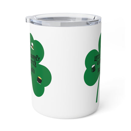 2 Tone Insulated Coffee Mug, 10oz - Irish