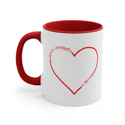 2 Tone Accent Mugs - Love