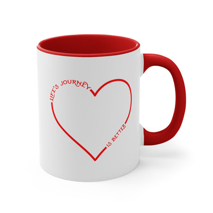 2 Tone Accent Mugs - Love