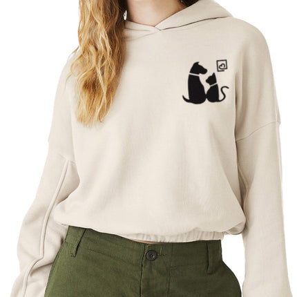 Women's Cinched Hoodie - Pets