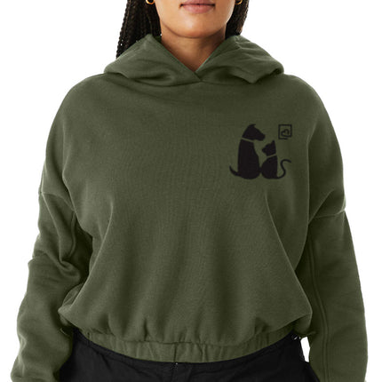 Women's Cinched Hoodie - Pets