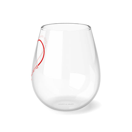 Stemless Wine Glass, 11.75oz - Love