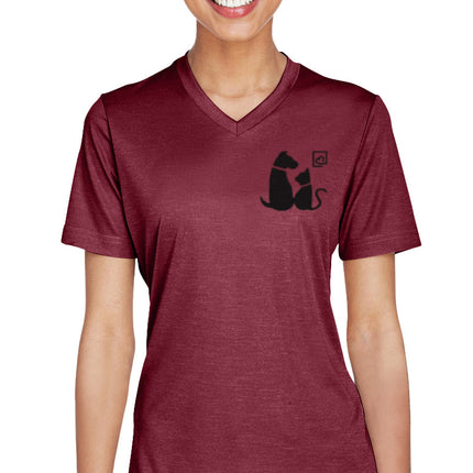 Women's Athletic T-Shirt - Pets