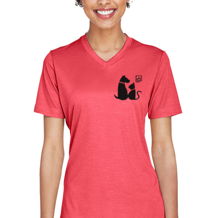 Women's Athletic T-Shirt - Pets