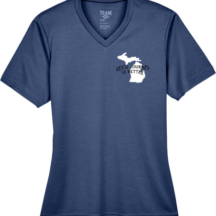 Women's Athletic T-Shirt - Michigan